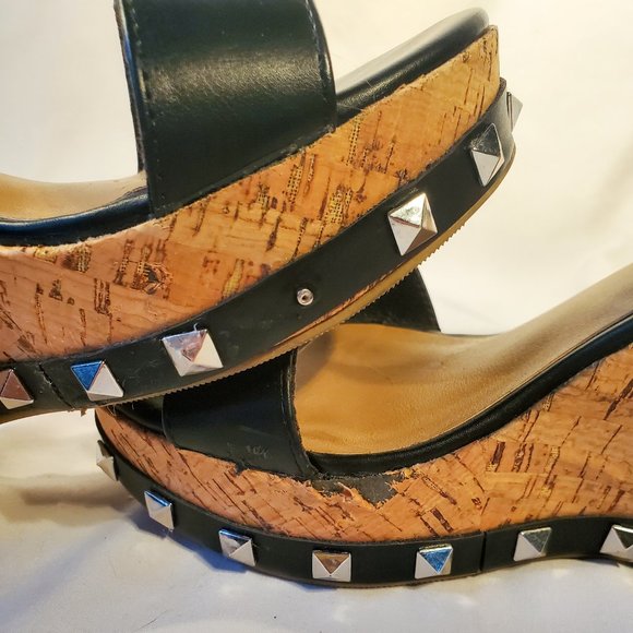 Torrid Studded Cork Wedge Sandals - Picture 9 of 9